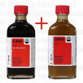 LUKAS REIßLACK 1 + 2 KRAKELIERLACK ANTIKLACK 2 x 125ml 2311+2312 (6