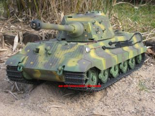Panzer RC 116 METALL Königstiger II OBERWANNE mit IR