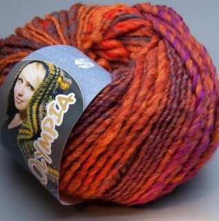 Lana Grossa Olympia 023 orange blossom 100g Wolle