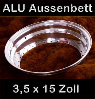 ALU Aussenbett Felgenbett für BBS RS RM 3,5 x 15 Zoll