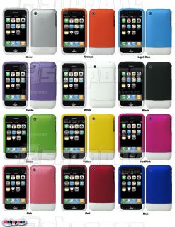 Rubber Hard Case Cover 4 Apple iPhone 3G 3GS 8/16/32GB