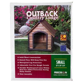 Doghouse  Precision Outback Country Lodge Dog House