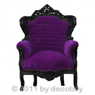 Couch Sessel im barocken Antik Look für Ihr Wohnzimmer. Klassischer