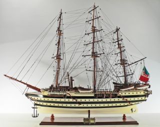 Holz Schiffsmodell Amerigo Vespucci, 95CM Modellschiff