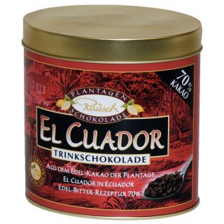 Rausch Trinkschokolade El Cuador 70% K (19,56EUR/1000g)