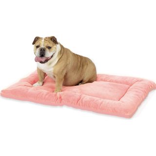 Pet Dreams Sleep Ezz Plush Crate Pads   Pink