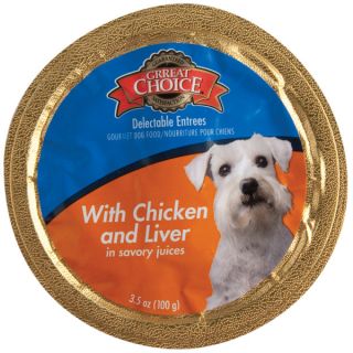 Grreat Choice with Chicken and Liver in Savory Juices Flavor Dog Food   Sale   Dog