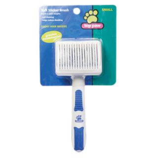 Top Paw™ Self Cleaning Soft Slicker Brush   New Puppy Center   Dog