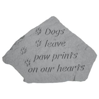 Dogs Leave Paw PrintsMemorial Stone   Pet Memorials   Dog