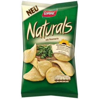 12,71EUR/1kg) Lorenz Naturals Rosmarin Chips 110g 12 Beutel