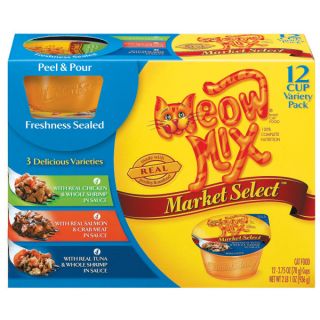 Meow Mix Market Select Seafood Variety Pack   Food   Cat