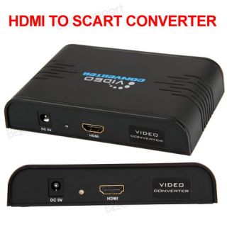 Mit diesem HDMI Scart Konverter können Sie Ihre Geräte mit einem
