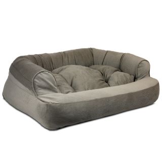 Snoozer Overstuffed Sofa Pet Bed   Cocoa