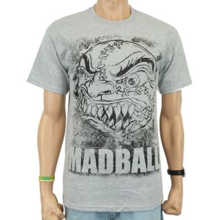 Madball   Splatter Ball Band T Shirt, grau meliert