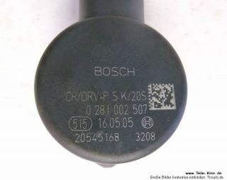 Opel Astra H Druckregelventil Common Rail Bosch 0281002507 20545168