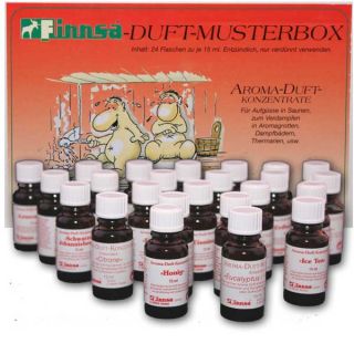 Finnsa Aroma Duftmusterbox 24 versch Aromadüfte a 15 ml