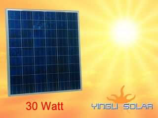 Solarzelle 30 Watt , Solarmodul, Polykristallin , TÜV