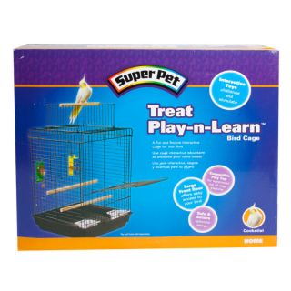Super Pet Treat Play N Learn Cockatiel Cage   Cages & Stands   Bird