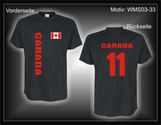 KANADA (Canada) T Shirt, S M L XL XXL (WMS03 33)