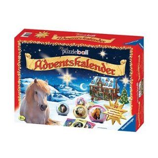 Puzzleball Adventskalender Pferde 2008 Spielzeug