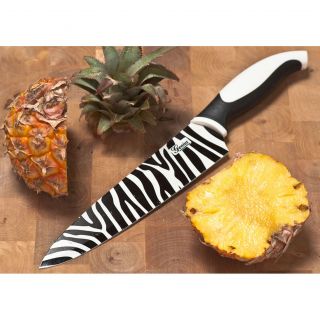  Chef Messer Afrika Chefmesser Zebra Design ca 31 cm Carbon Edelstahl