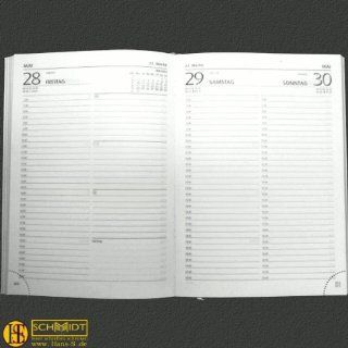 Buchkalender, 2010, 320 Seiten, schwarz Bürobedarf