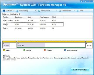 System Go Partition Manager 2011 (3 Platz) Software
