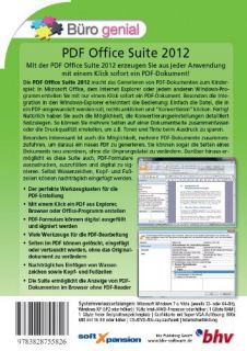 Büro genial PDF Office Suite 2012 Software