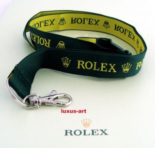 ROLEX Lanyard Keyring Schlüsselanhänger mit Rolex Logo Krone NEU RAR