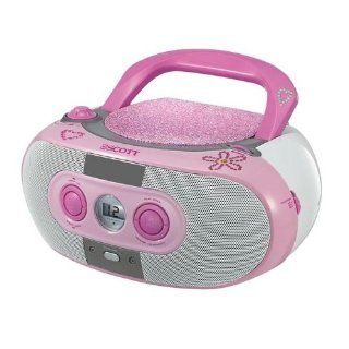 Scott SDM10 PK CD / Radio Boom Box (USB 2.0) pink Audio