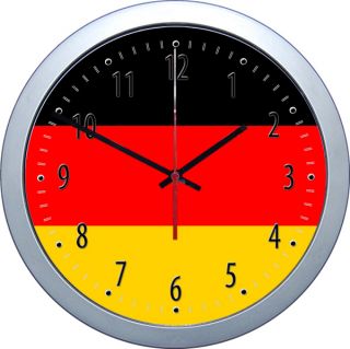 Klassische Uhr Deutschlandflagge German Flag Germany