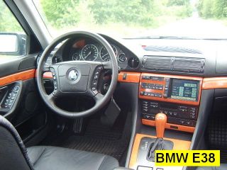BMW E38 E39 4 Speichen LEDERLENKRAD LENKRAD bis 03/1999