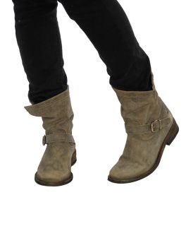 Leder Stiefelette Boots Schuhe grau Gr. 36   41 *NEU&OVP*