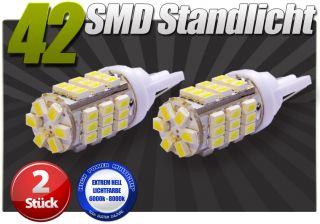 2x 42 SMD LED Standlichter W5W T10   EXTREM HELL