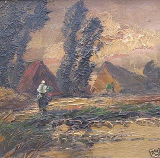 Coune Jean 1900 1963 DÜSSELDORF Landschaft m. Bauernhof