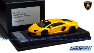 43 LookSmart Lamborghini Aventador LP700 4 Giallo Orion 2011 / MR