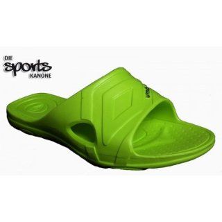 Umbro Badeschuhe One Shot Slide Badelatschen Grün Sport