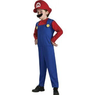 Original Lizenz Mariokostüm Kostüm Super Mario Brothers Bros. Rot