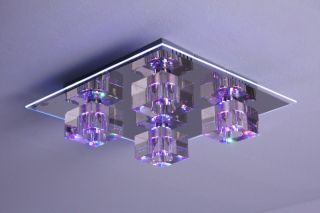 Design Deckenlampe Deckenleuchte LED Farbwechsel mit Fernbedienung