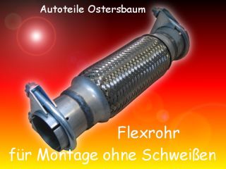 Flexrohr  Montage ohne Schweißen Ø45 / 180mm / Ø51