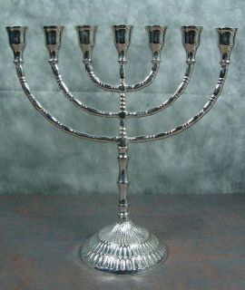 Jüdischer Kerzenleuchter Silber Menora Antikstil