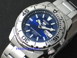 SEIKO AUTOMATIC OYSTER 100M BLUE WATCH SNZE93J1 JAPAN
