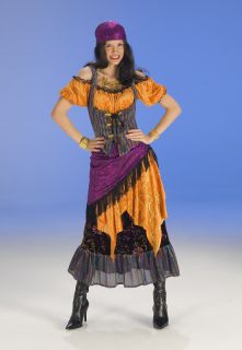 Zigeunerin Gypsy Kostüm Wahrsagerin Orient Länderfasching Damen Gr