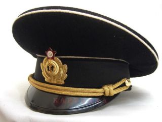 Offizier Schirmmütze Russ. Kriegsmarine_soviet military navy