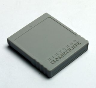 GameCube   Original Nintendo 59 Memory Card #grau DOL 008 (gebraucht