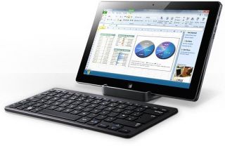 Das Samsung Notebook Serie 7 Slate PC 700T1A ist bereits mit Windows 7