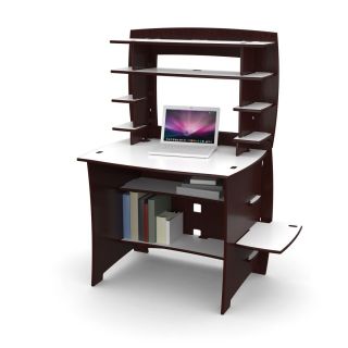 Schreibtisch PC Tisch Computertisch Bürotisch Tower mit Aufsatz in