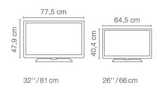 Toshiba 26 SL 738 G 66 cm (26 Zoll) Slim LED Backlight Fernseher (HD