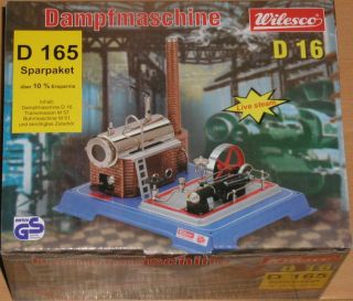 Wilesco 00165 Dampfmaschinen   Sparpaket D 16, M 57, M5