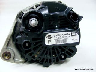 Nissan Micra K12 1,2 48 kW Orig Lichtmaschine 80A 23100 AX62A
